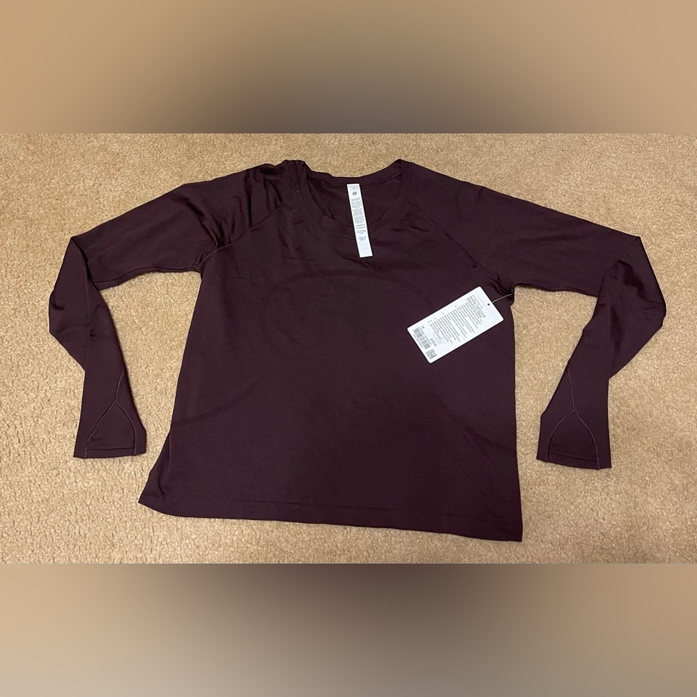 NWT Lululemon Swiftly Tech Long-Sleeve Shirt, 14